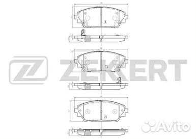 Колодки тормозные Fr MA 3