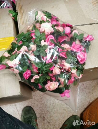 Искусственные розы искусственные цветы лианы