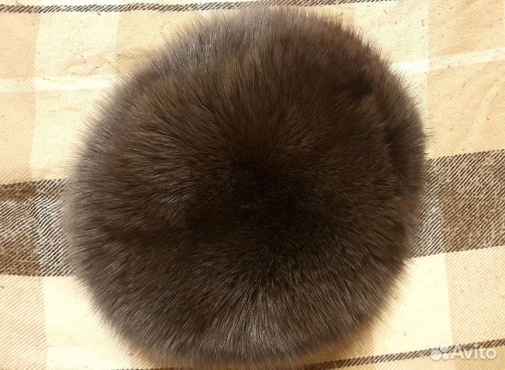 Зимняя женская шапка из песца