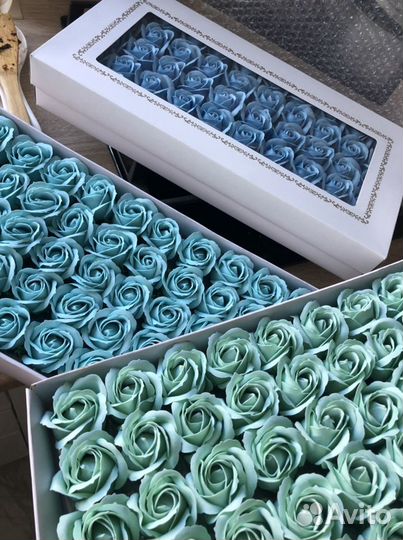 Мыльные розы и красивые коробочки