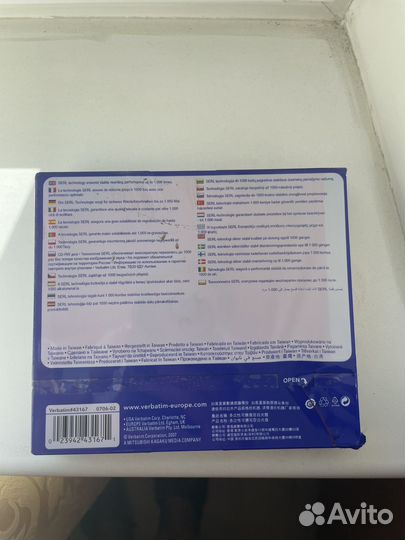 Verbatim Диски CD-RW 8-12x 700Mb