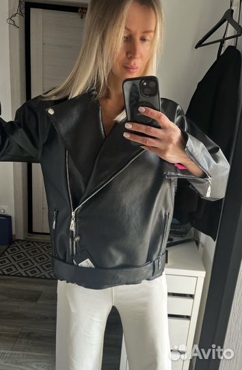 Куртка косуха экокожа женская