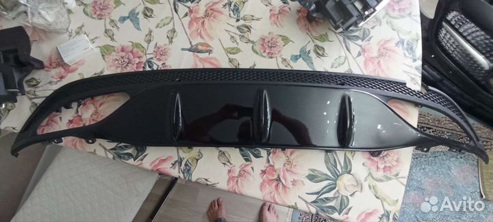 Диффузор с насадками Мерседес w205 amg