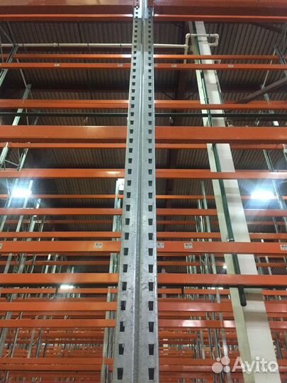Стеллажи бу, рама 10 м, балка 3600