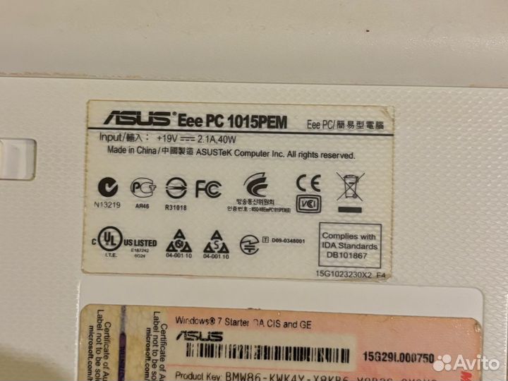 Asus Eee PC 1015PEM