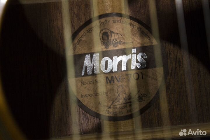 Акустическая гитара Morris MV-701 Массив. Japan