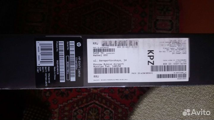 Ноутбук HP envy laptop 17-ce1002ur