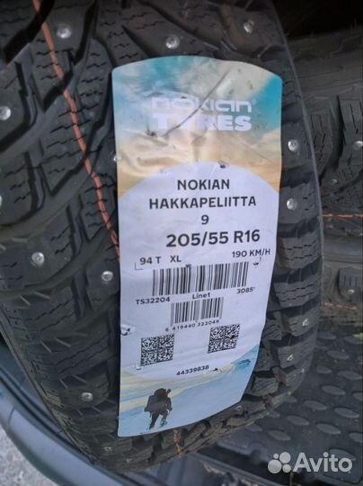 Nokian Tyres Hakkapeliitta 9 205/55 R16 94T