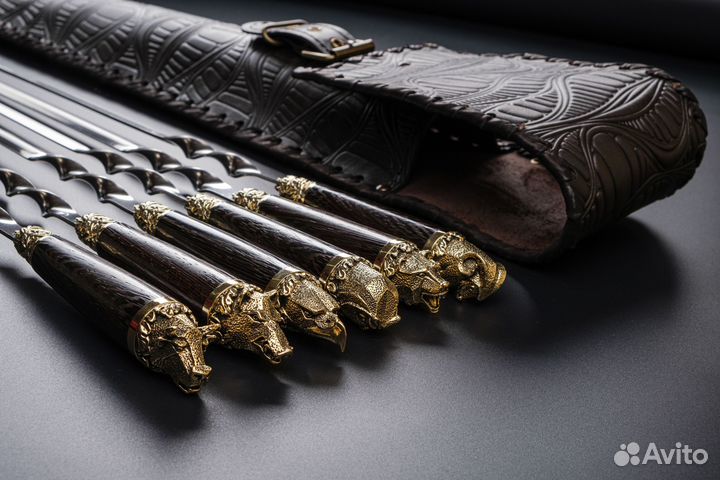 Подарочные шампура в чехле