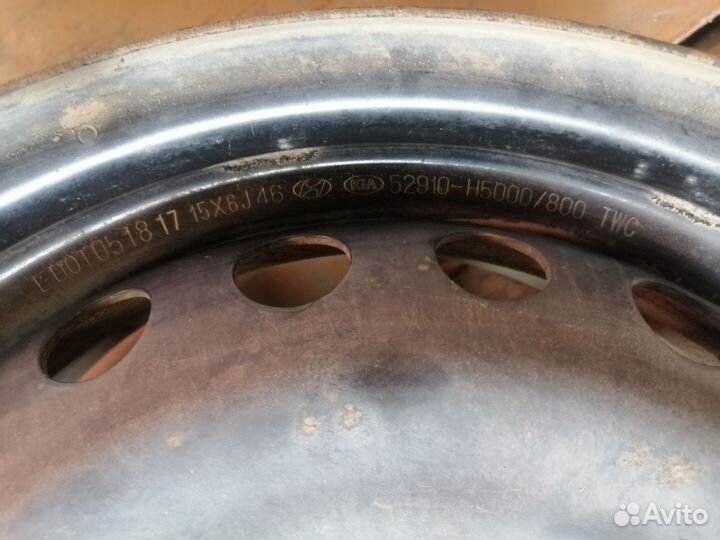 Диски на hyundai solaris r15