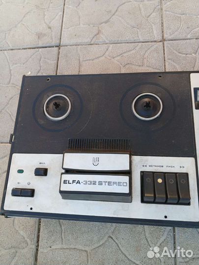 Катушечный магнитофон elfa донор