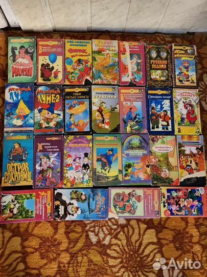 Видеокассеты vhs 90х