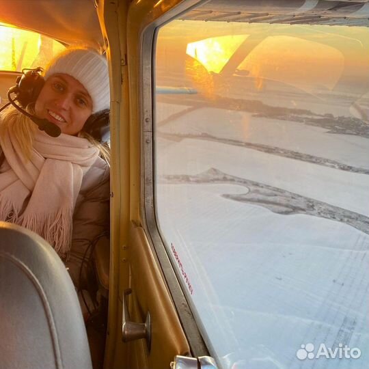 Полет на самолете над всем Татарстаном