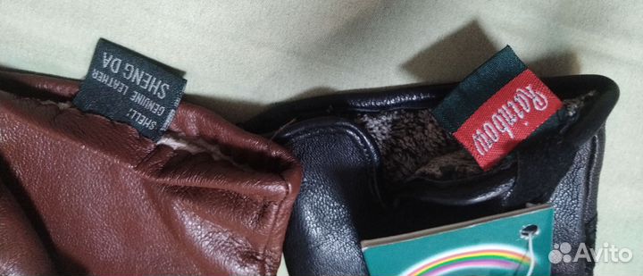 Перчатки из натуральной кожи