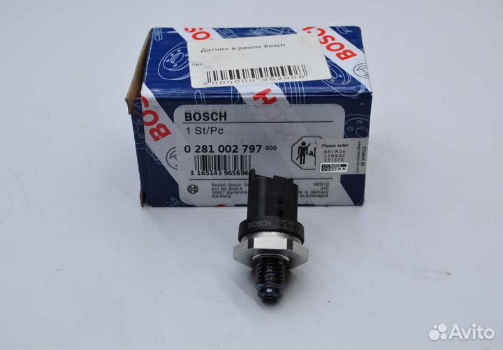 Б/У Датчик в рампе Bosch 0281002797 0281002797