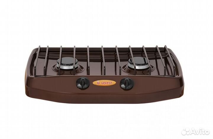 Плита газовая настольная Гефест 700-02, коричневая