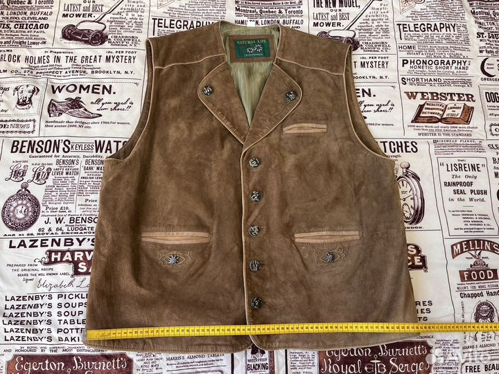 Баварский замшевый жилет, ог.134,винтаж, Германия