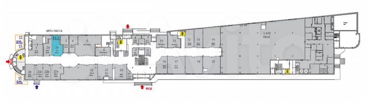 Продажа арендного бизнеса в ТЦ / габ