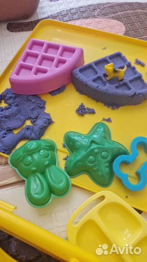 Кинетический песок с песочницей