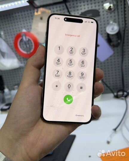 Переклейка стекла дисплея