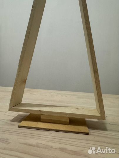 Деревянная основа для декоративной елочки. Новая