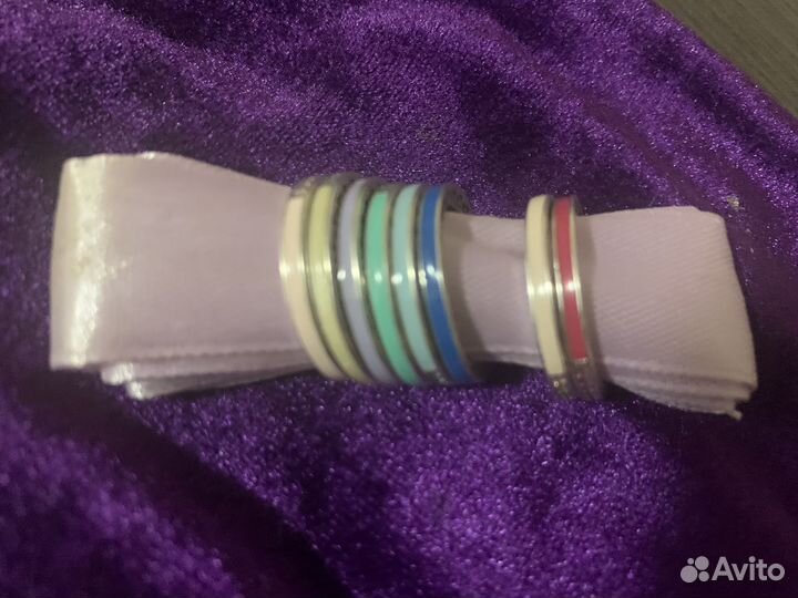 Кольцо Pandora с эмалью
