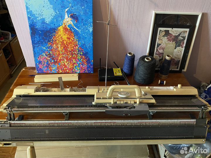 Вязальная машина brother кН 868 двухфонтурная