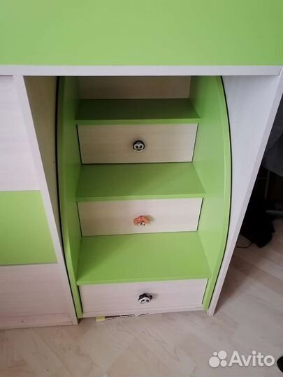 Детская кроватка трансформер с комодом