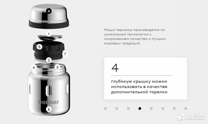 Bobber Термос Jerrycan для еды вакуумный бытовой 0