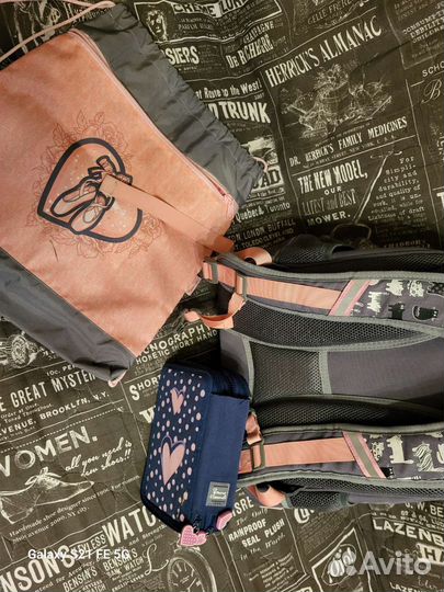 Школьный рюкзак, сменка и пенал