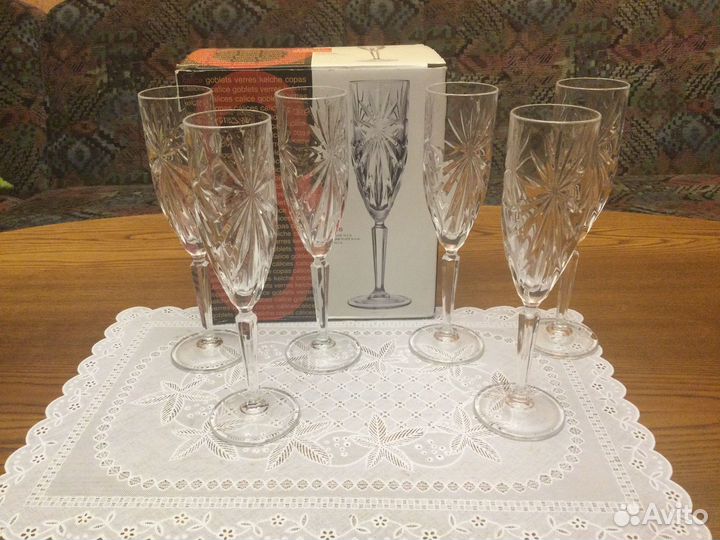 Хрустальные фужеры