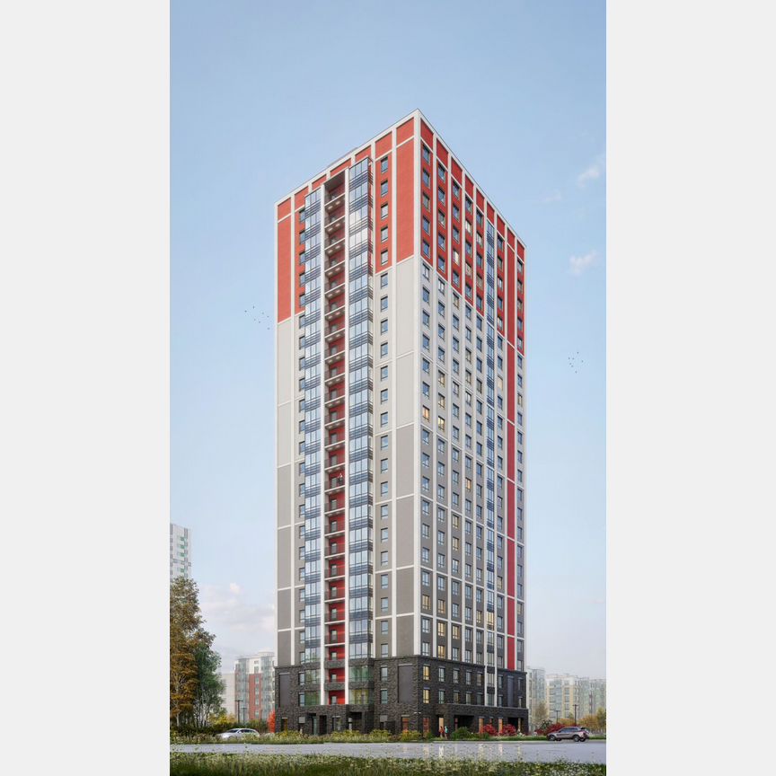 Квартира-студия, 29,5 м², 10/25 эт.