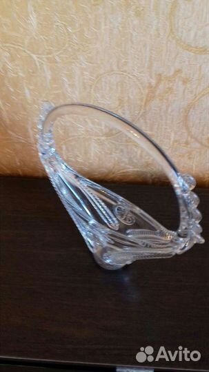 Конфетница хрусталь СССР