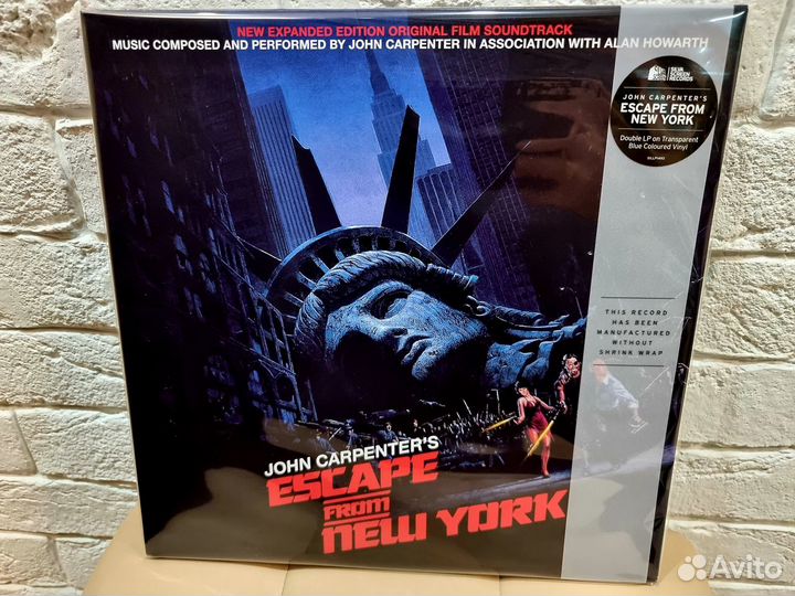 Escape From New York Soundtrack 2xLP color