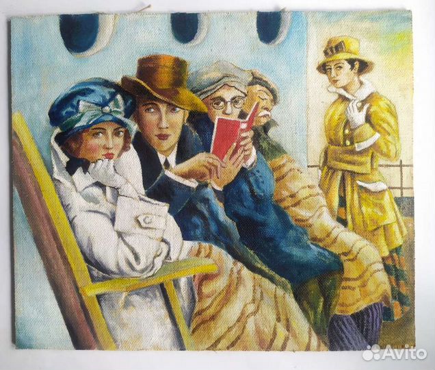 Картина маслом Записка и другие