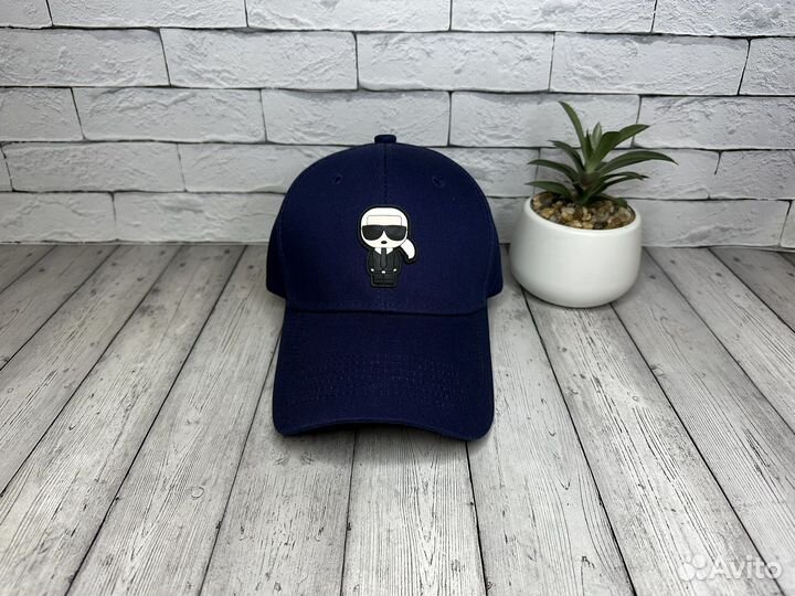 Karl lagerfeld бейсболка (тёмно-синяя)