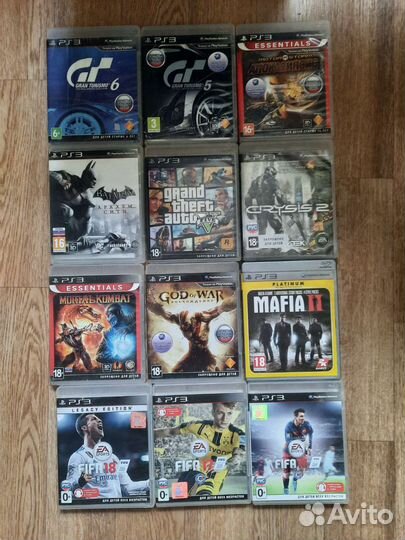 Sony playstation 3 500GB +12 игр