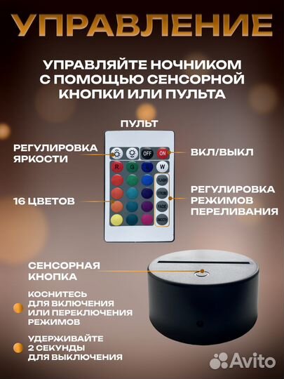 3D светильник вмф