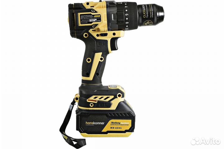 Шуруповерт hanskonner HCD18165BLI