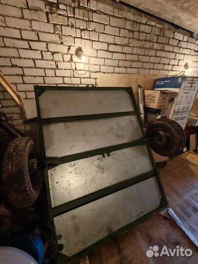 Телега для мотоблока большой обьём