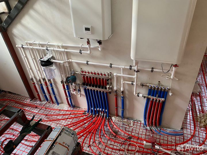 Монтаж отопления и теплого пола