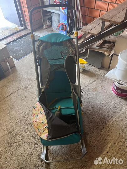 Санки ника с колесиками