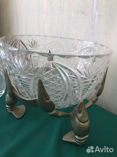 Набор пивной ваза и бокалы 