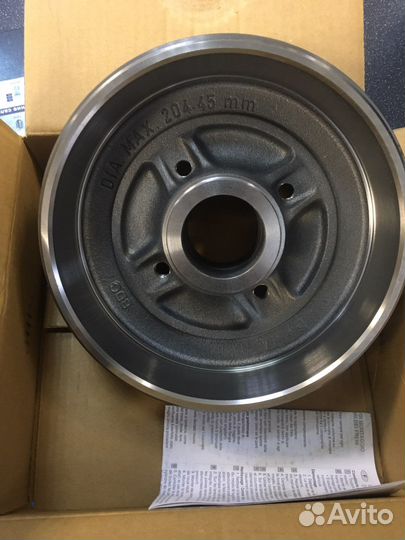 Тормозной барабан logan,sandero, largus,203mm