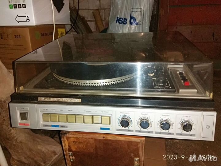 Виниловый проигрыватель вега 109