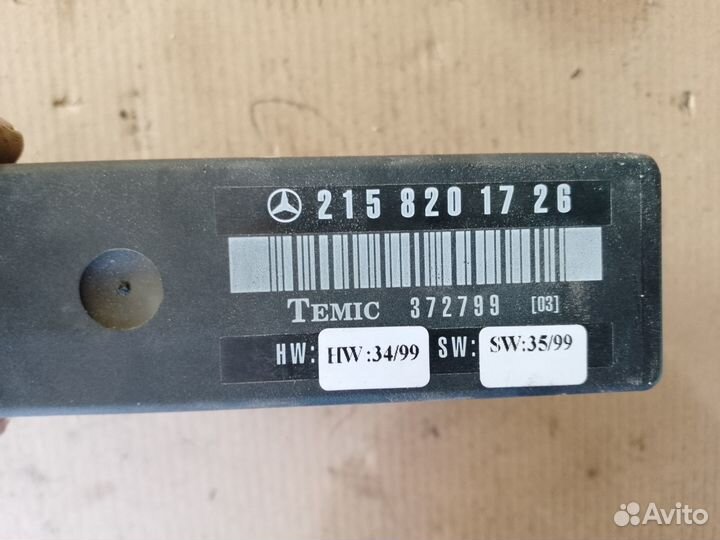 Блок комфорта mercedes w215