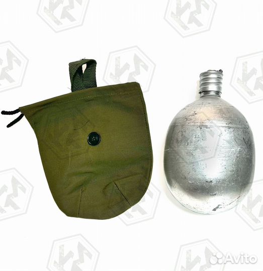 Фляжка армейская с чехлом