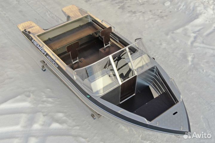 Новая лодка Неман 450 DCM алюминиевая в наличии