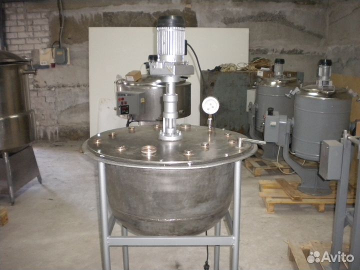Варочные котлы, диссольверы, реактора с мешалкой