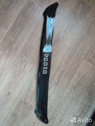 Дефлектор капота на skoda fabia II 2010-2014 год